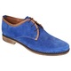 Pantofi barbati casual din piele naturala intoarsa Albastru - Marimea 38
