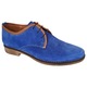 Pantofi barbati casual din piele naturala intoarsa Albastru - Marimea 38