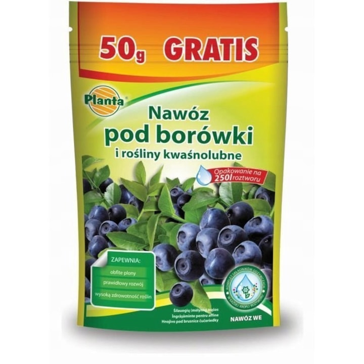 Ingrasamant cristalin Planta pentru afine 250g, NPK 10-5-13, solubil in apa