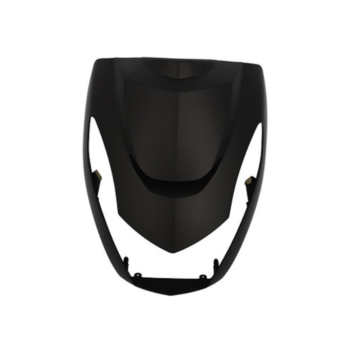 Első burkolat Peugeot Kisbee matt fekete MX_STR-931.02/BM