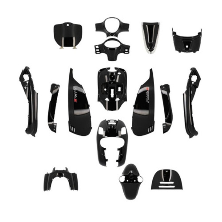 Idomkészlet Sym Fiddle 3 2014 - 2020 után Fekete MX_CGN528060