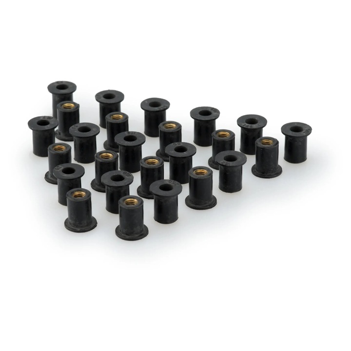 Puig втулка за закрепване на предното стъкло с вградена гайка M5 14 x 6 x 1,5 x 13,5 x 15 x 10 (1 бр.) MTRLND_DNXEJIOMLRMMNO