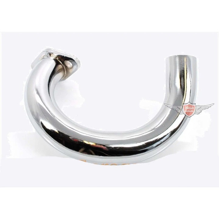 Magasított kipufogócső átmérő 32mm teljes hossz ívtől 120mm Hercules K 50 RX RE, SB, DKW, KTM számára MG00001460