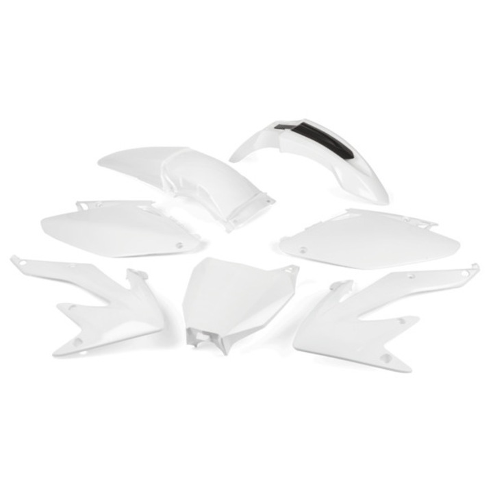 Honda HM 50 MX stílusú 7 részes fehér idomkészlet