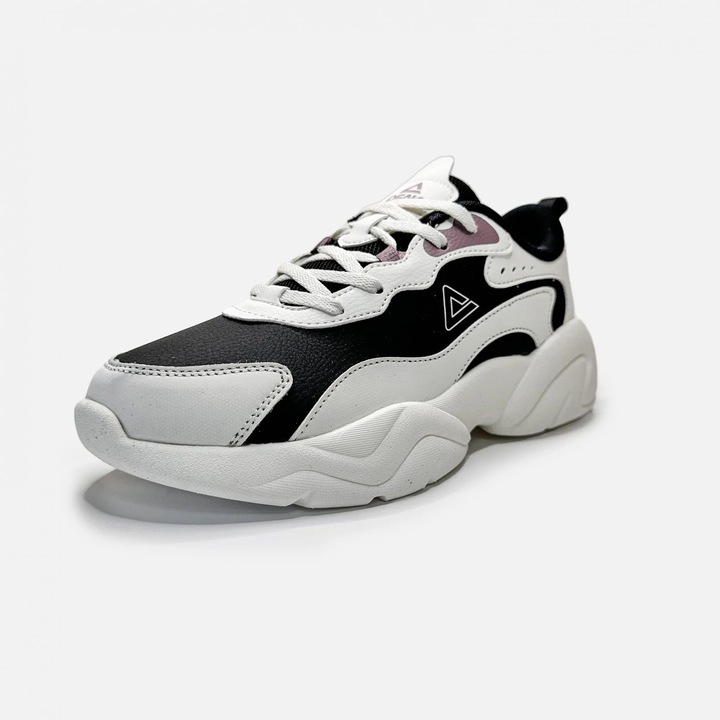 Pantofi sport Peak Easy Luxury Fashion Alb/Negru, Alb/Negru