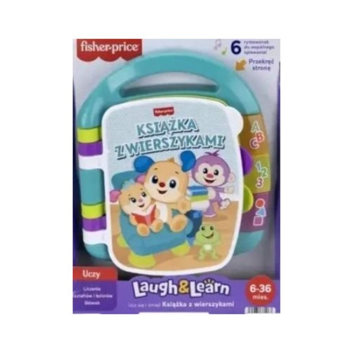 Tanulj és szórakozz! Fisher-Price, verseskönyv, 2023