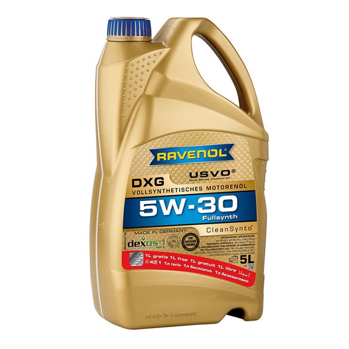 Ulei Ravenol DXG USVO 5W30 5 litri (4+1 gratis)