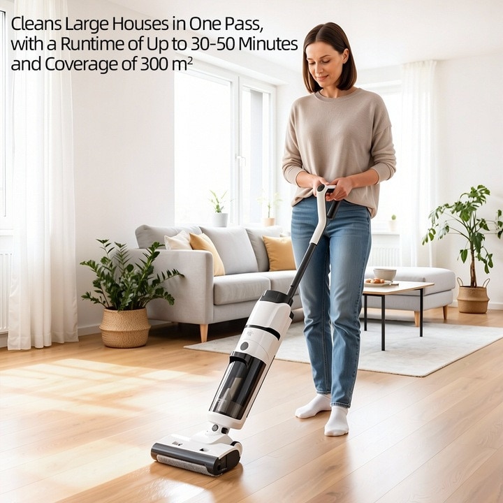 Pulverizator manual fara fir 2 in 1, model alb pentru casa cu detectare si functionalitate LED, pulverizator puternic de 12000pa, 2 in 1, pulverizator manual fara fir, model alb pentru casa cu detectare si functionalitate LED