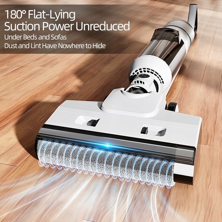 Pulverizator manual fara fir 2 in 1, model alb pentru casa cu detectare si functionalitate LED, pulverizator puternic de 12000pa, 2 in 1, pulverizator manual fara fir, model alb pentru casa cu detectare si functionalitate LED