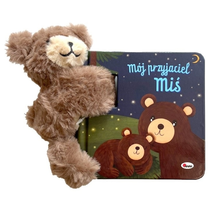 Carte pentru copii, MOJ PRZYJACIEL MIS, cu mascota, 2023, 20x20cm