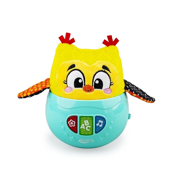 Интерактивна играчка, Dumel, бухал Tosia, 3 режима на игра, цветна, 6м+