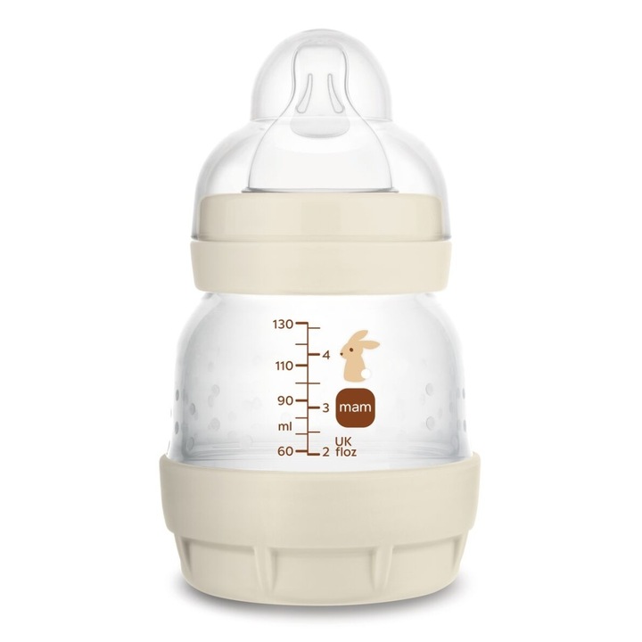 Biberon Anticolic 130ml, MAM, Bej, Unisex