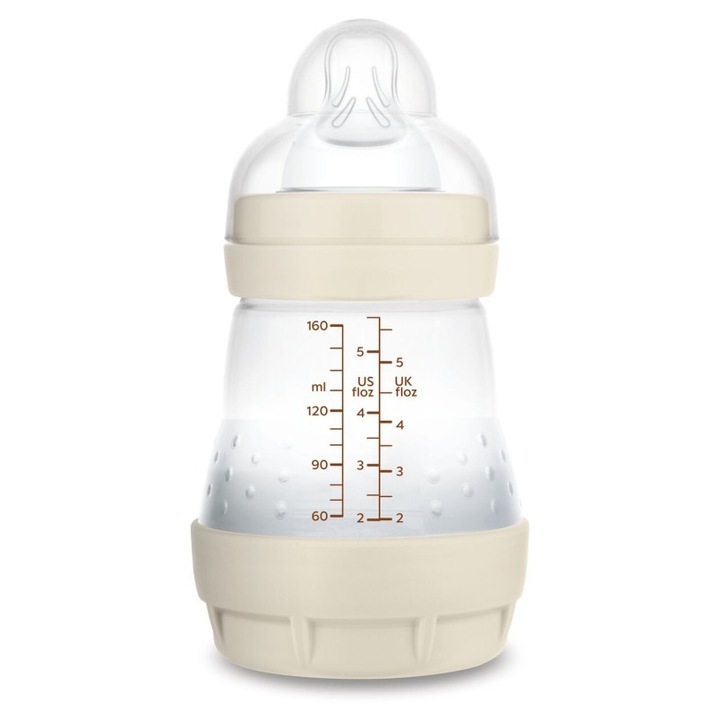 Biberon Anticolic 160ml, MAM, Bej, Unisex