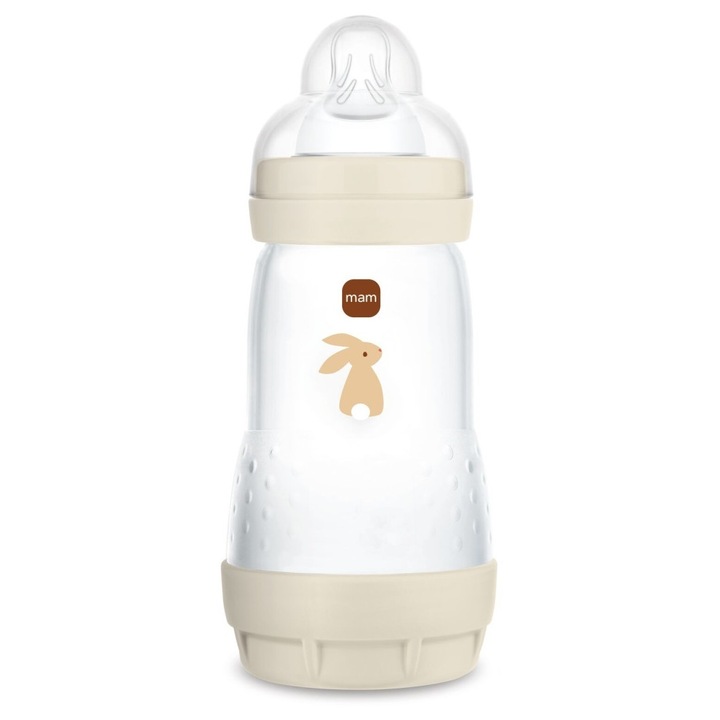 Biberon Anticolic 260ml, MAM, Bej, Unisex