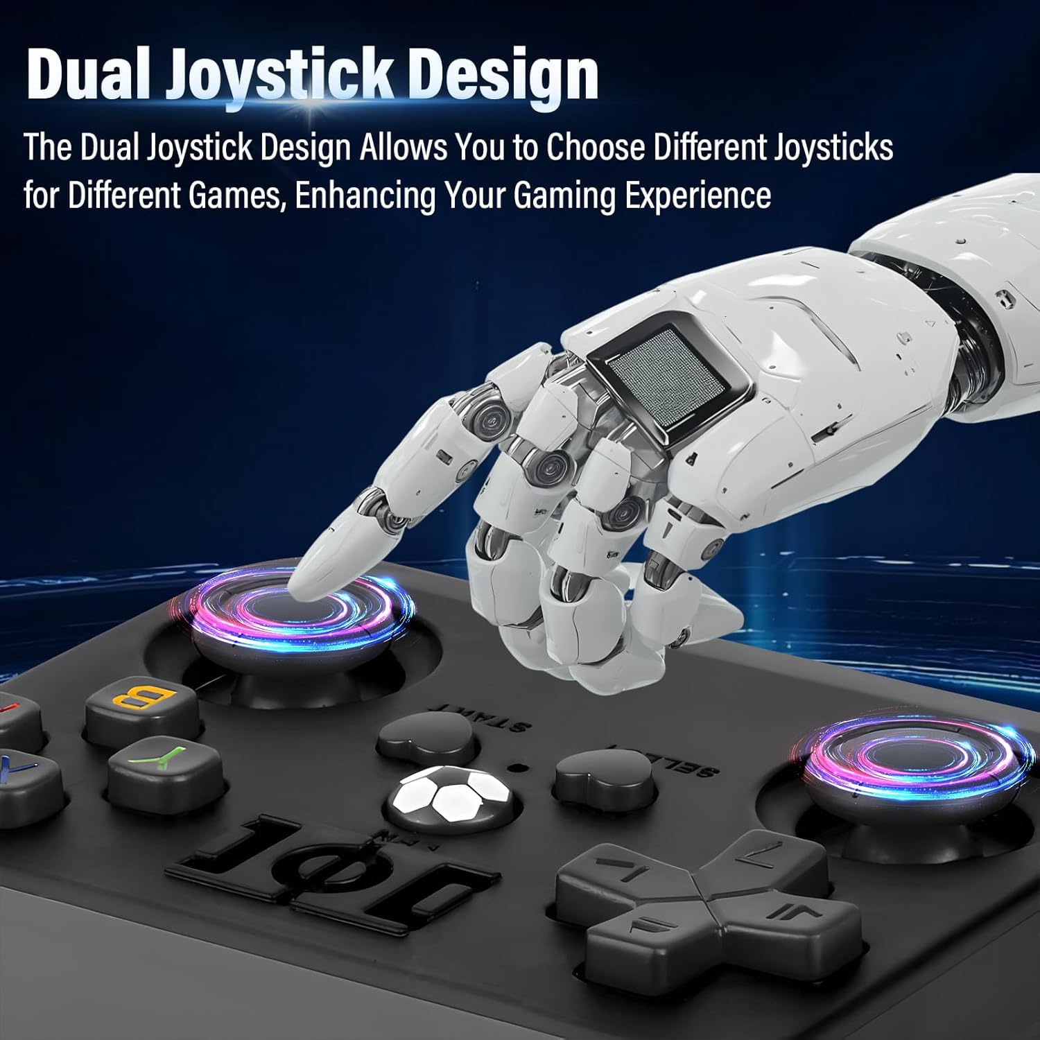 Consola de jocuri portabila Retro, Bedee®, Arcade portabila de buzunar, Sistem Linux, incorporat 18000+ jocuri,720x720,64G, HD 4.0" IPS,26 simulatoare, ergonomic, Arcade portabila de buzunar,4000mAh reincarcabil,5V/2A (10W)