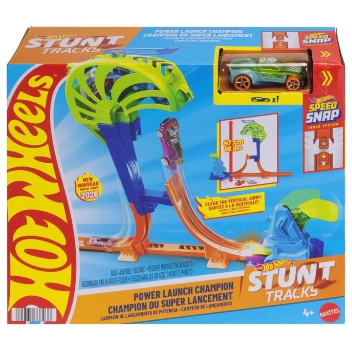 Masinute, Mattel, Hot Wheels Mistrzowski, set, culoare multicolor, dimensiuni 30x45cm