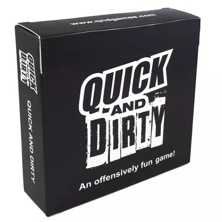 Társasjáték, kártyajáték, szórakoztató szett családi összejövetelekhez és partikhoz, többszínű