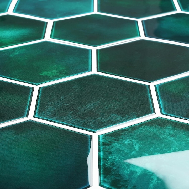 Placi decorative 3D, hexagon, set 32 buc, 30x30cm