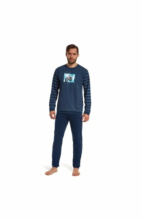 Pijama barbati, bumbac, Cornette M115-082 Granat, XL