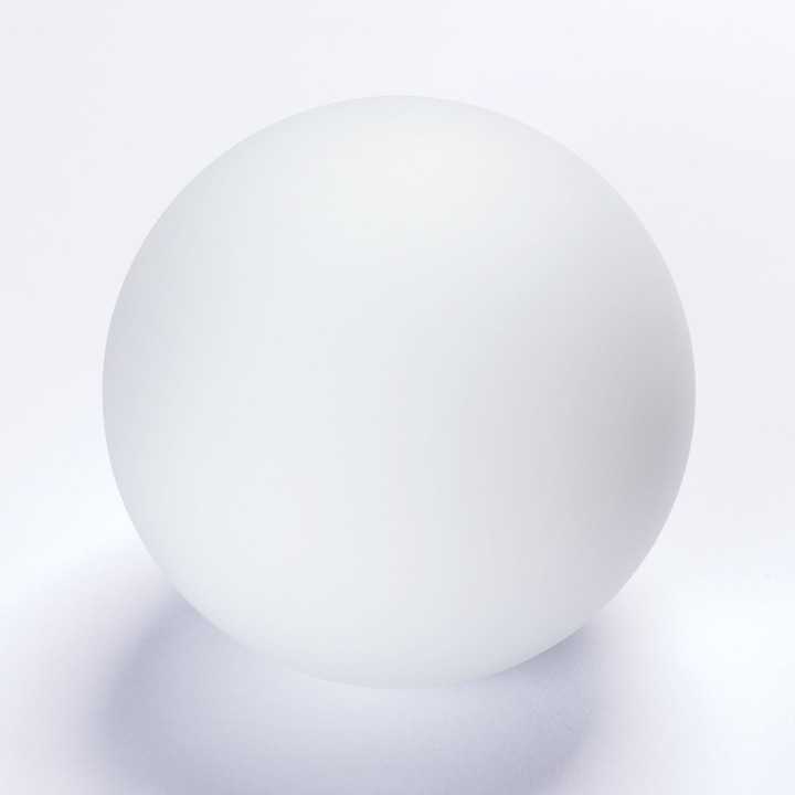 Abajur sferic din sticla groasa, Ø 80mm, finisaj opal-mat pentru soclu G9 ORION