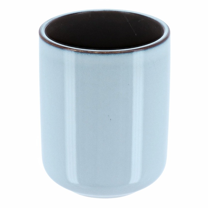 Pahar Periute Dinti, Tendance, Albastru Ciel, Ceramica, 200g