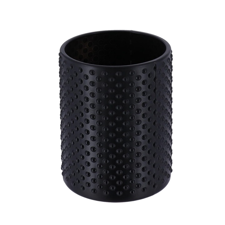 Pahar periute de dinti, Tendance, Cerelle, negru, sticla, 200g