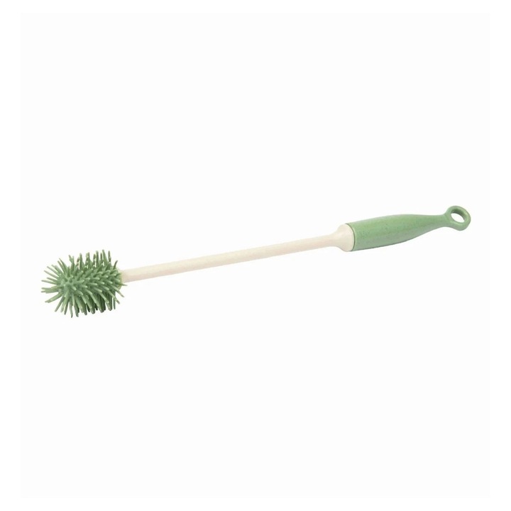 Perie de curatare pentru sticle, Sungroup, SD-661, verde, 30x4x1cm