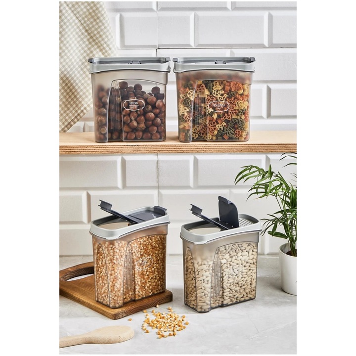 Élelmiszeres doboz, Sungroup, 1.7L, elegáns design, 7x15x17cm