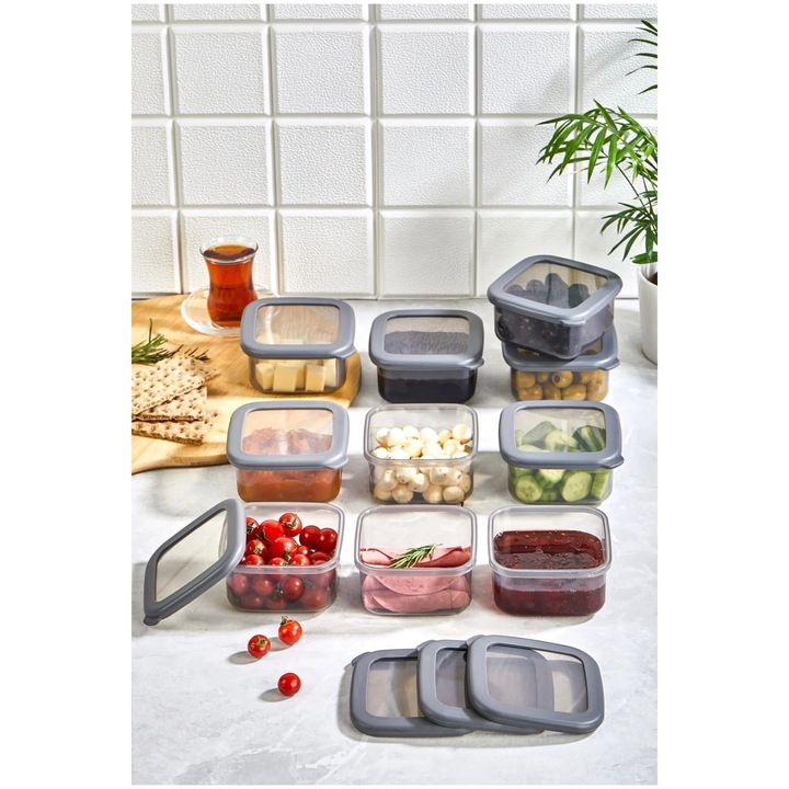 Cutie alimentara ROYAL, Sungroup, 400 ml, transparent, 5.7x11x11cm, set 1 buc.
