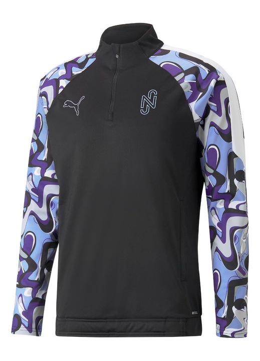 Мъжка блуза с цип Puma Neymar JR Creativity Trg Top, Синтетика, Черна, Черен