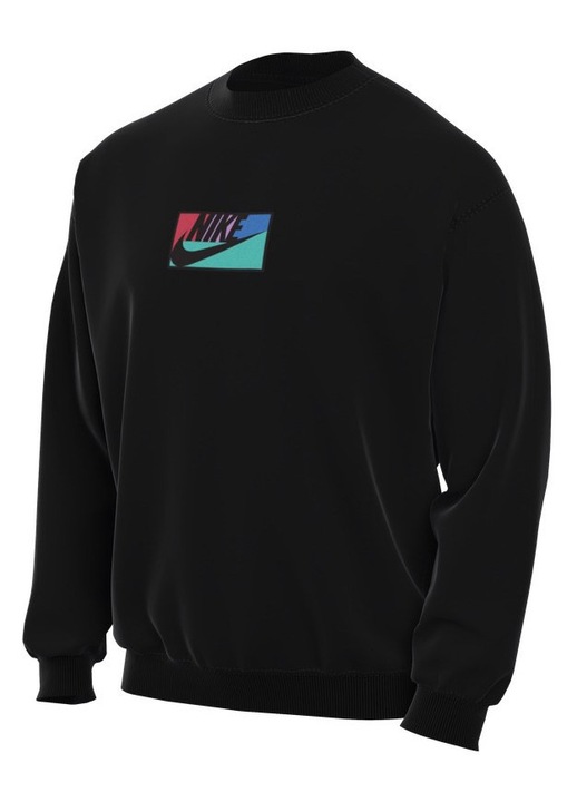 Мъжка блуза Nike M NK CLUB+ BB CREW PATCH GX, Памук, Черна, XL INTL