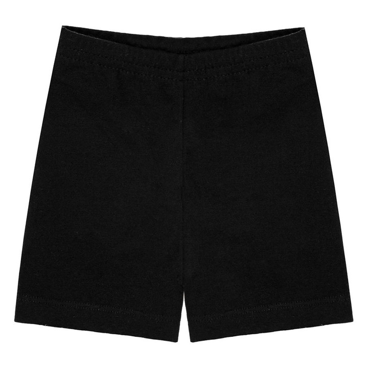 Lányka rövid leggings, Nicol, pamut, fekete, 104 CM