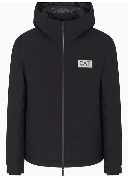 Jacheta barbati EA7 TRAIN GOLD LABEL M JACKETS, Poliamida, Negru, Negru, S