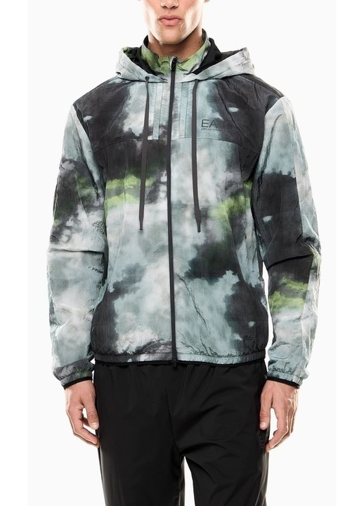 Jacheta barbati EA7 VENTUS7 M LIGHT JACKET PL GRAPHIC, Poliester, Gri, Gri