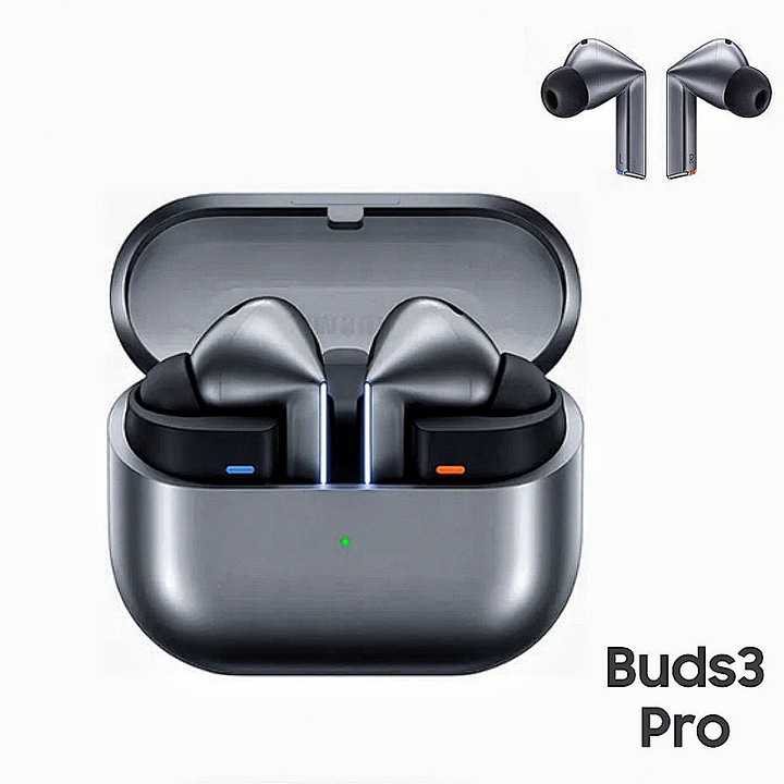 Bluetooth слушалки AjieQaQ, Активно шумопотискане, Пространствено аудио и IPX7 устойчивост - 30 часа живот на батерията, Бързо зареждане - Сребрист