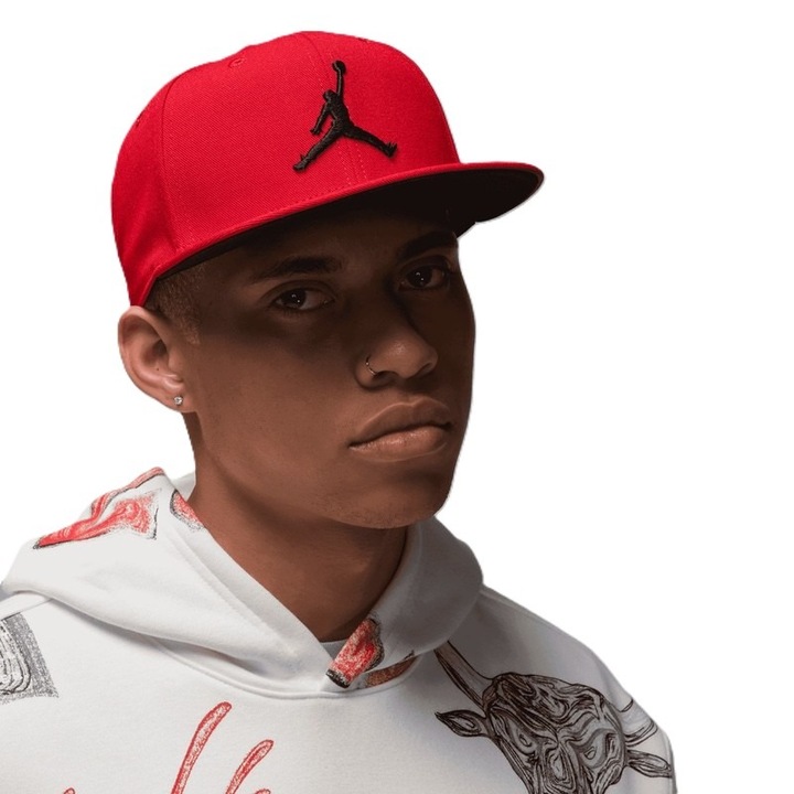 Sapca unisex Nike U J PRO CAP S FB JUMPMAN, Poliester, Rosu, S-M INTL