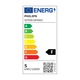LED лампа Philips, FILAMENT, 4.3-40W, A60, E27, 2700K, 470lm, 15000h