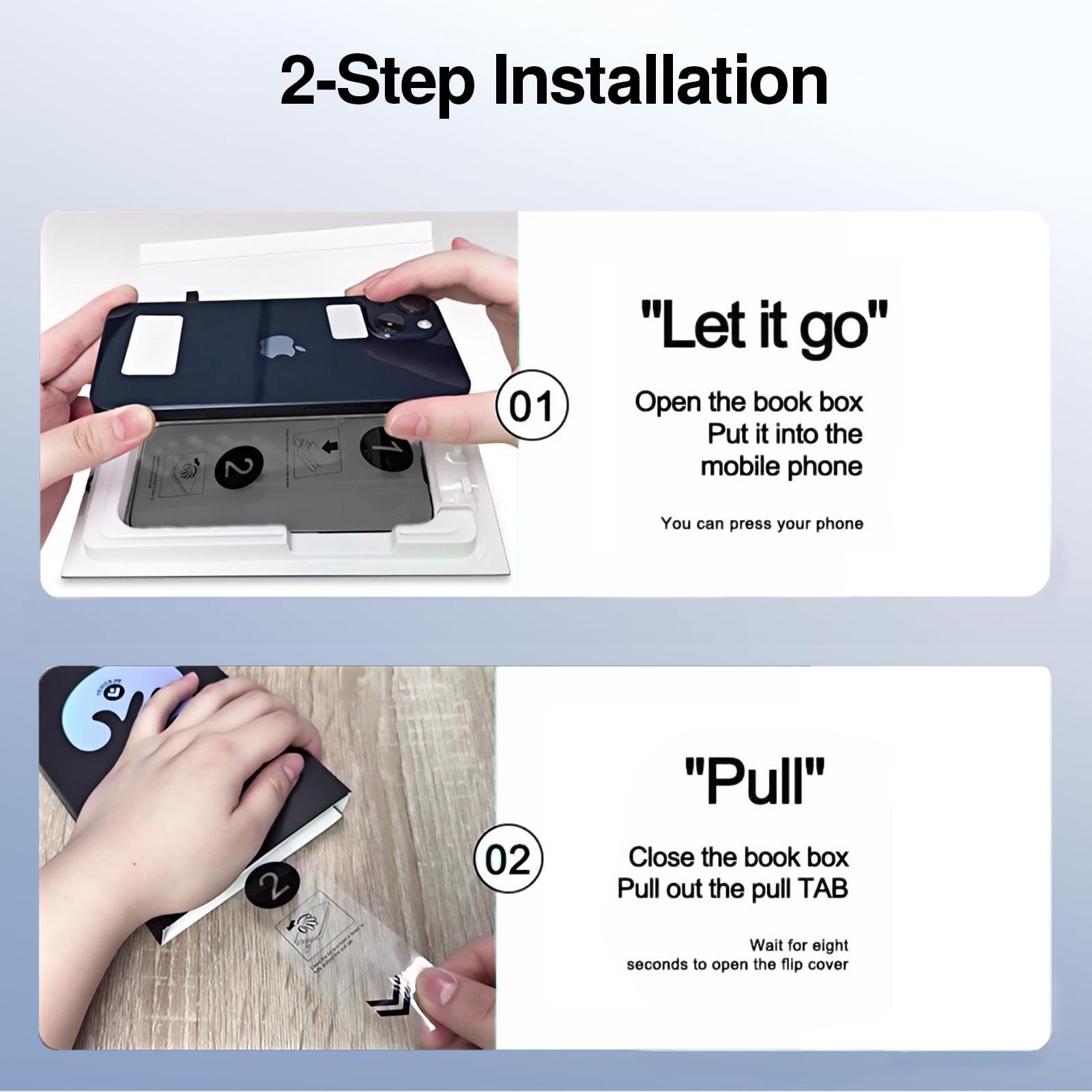 Set 2 Folie Sticla Privacy pentru iPhone 17 – Sticla Securizata 9H+ Anti-Spy 28 Grade, Kit Instalare Automata Anti-Praf Rapid, Tratament Oleofob Electronic, Anti-Amprenta, Sensibilitate Touch Avansata
