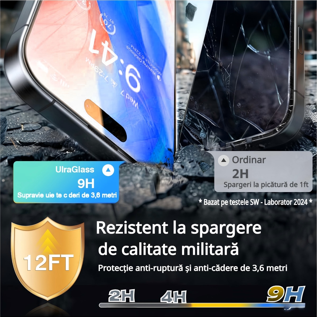 Set 2 Folie Sticla pentru Samsung Galaxy S24 Ultra Oein® – Sticla Securizata 9H+, Claritate Super HD, Kit Instalare Automata Anti-Praf Rapid, Tratament Oleofob Electronic, Anti-Amprenta, Sensibilitate Touch Avansata