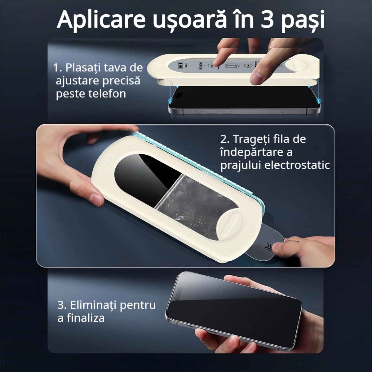 Set 2 Folie Sticla Privacy pentru Samsung Galaxy S24 Ultra Oein® – Sticla Securizata 9H+, Anti-Spy 28 Grade, Kit Instalare Automata Anti-Praf Rapid, Tratament Oleofob Electronic, Anti-Amprenta, Sensibilitate Touch Avansata
