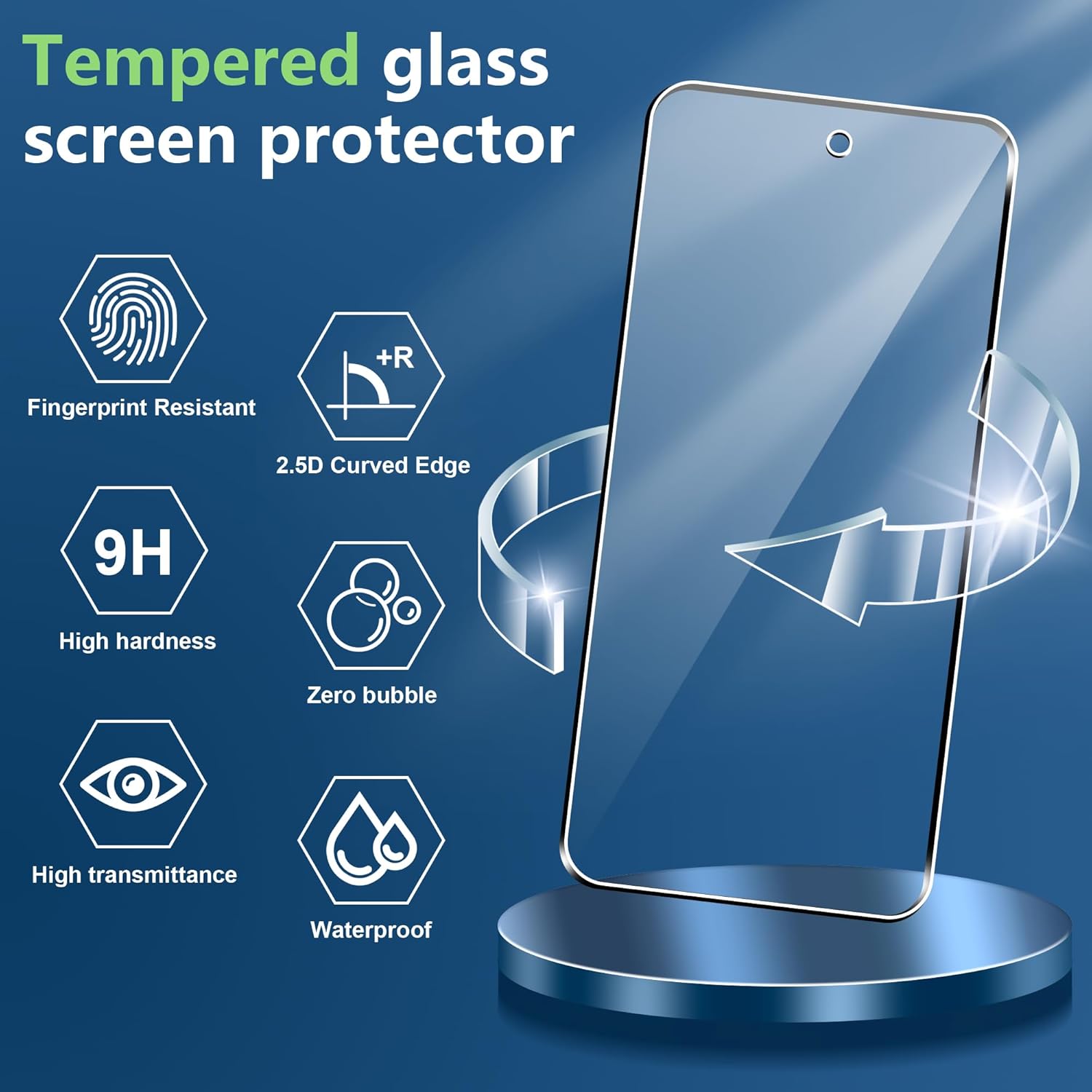 Set 2 Folie Sticla pentru Samsung Galaxy A37/A57 Oein® – Sticla Securizata 9H+, Claritate Super HD, Tratament Oleofob Electronic, Anti-Amprenta, Sensibilitate Touch Avansata, Acoperire Completa Compatibila cu Husa