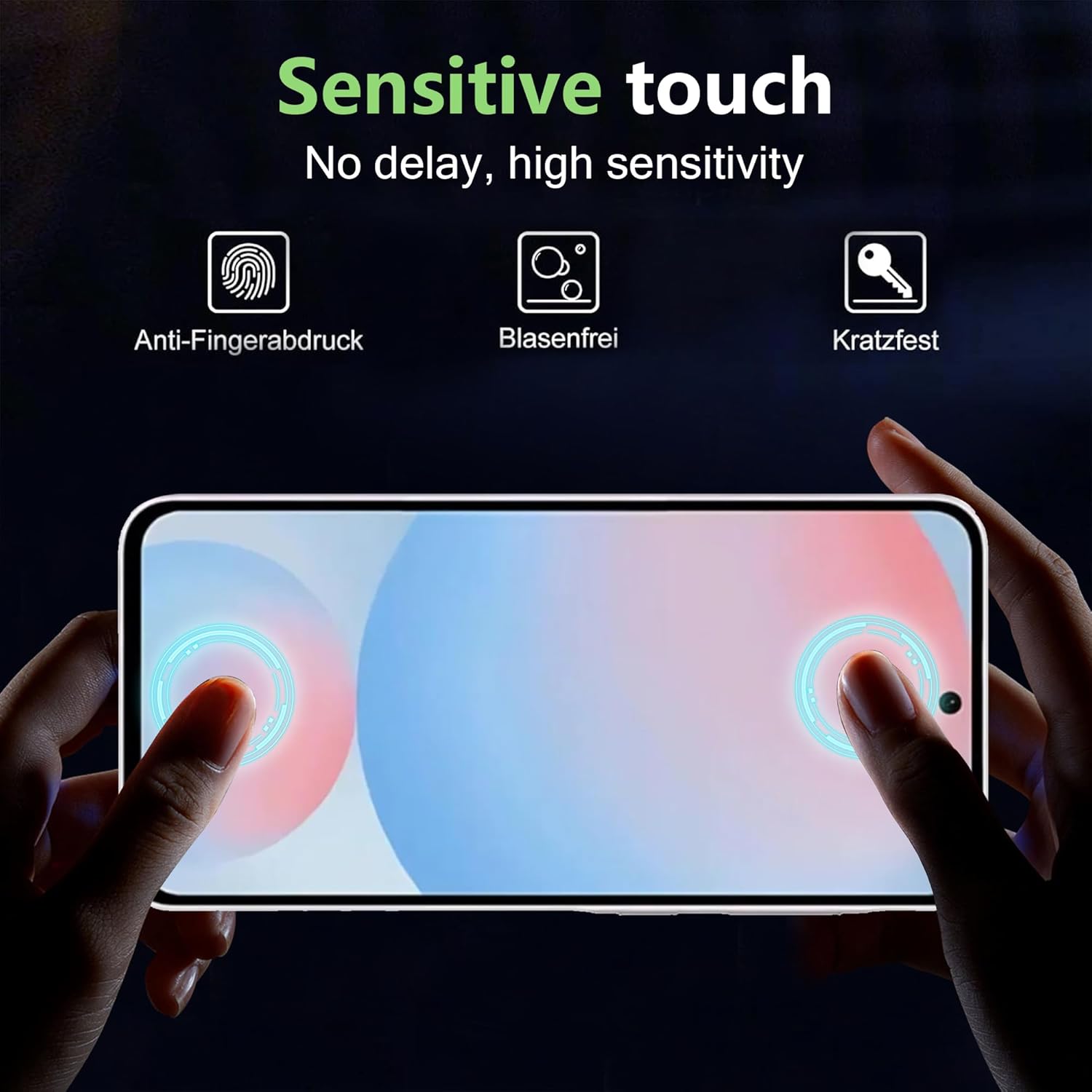 Set 2 Folie Sticla pentru Samsung Galaxy A35 A55 S25FE Oein® – Sticla Securizata 9H+, Claritate Super HD, Tratament Oleofob Electronic, Anti-Amprenta, Sensibilitate Touch Avansata, Acoperire Completa Compatibila cu Husa