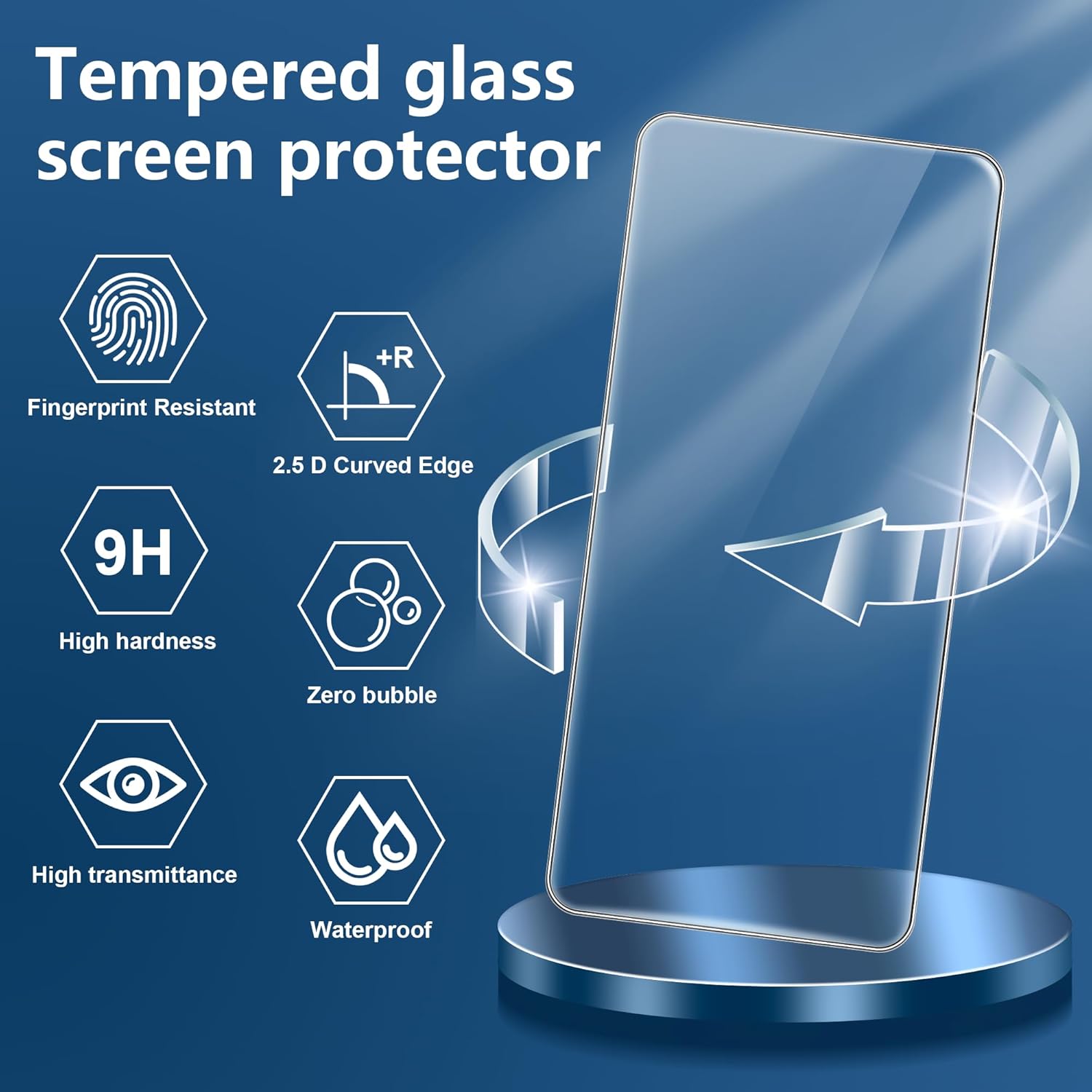 Folie protectie telefon compatibila cu Motorola G06, sticla temperata 9H, transparent, set 2 bucati