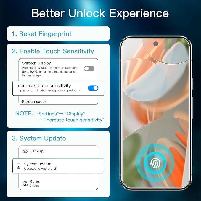 Set 2 Folie Sticla pentru Google Pixel 9 Pro XL – Sticla Securizata 9H+, Claritate Super HD, Tratament Oleofob Electronic, Anti-Amprenta, Sensibilitate Touch Avansata, Acoperire Completa Compatibila cu Husa