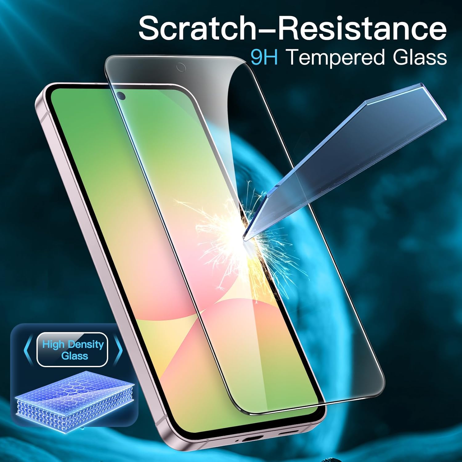 Set 2 Folie Sticla pentru Samsung Galaxy A36/A56 Oein® – Sticla Securizata 9H+, Claritate Super HD, Tratament Oleofob Electronic, Anti-Amprenta, Sensibilitate Touch Avansata, Acoperire Completa Compatibila cu Husa