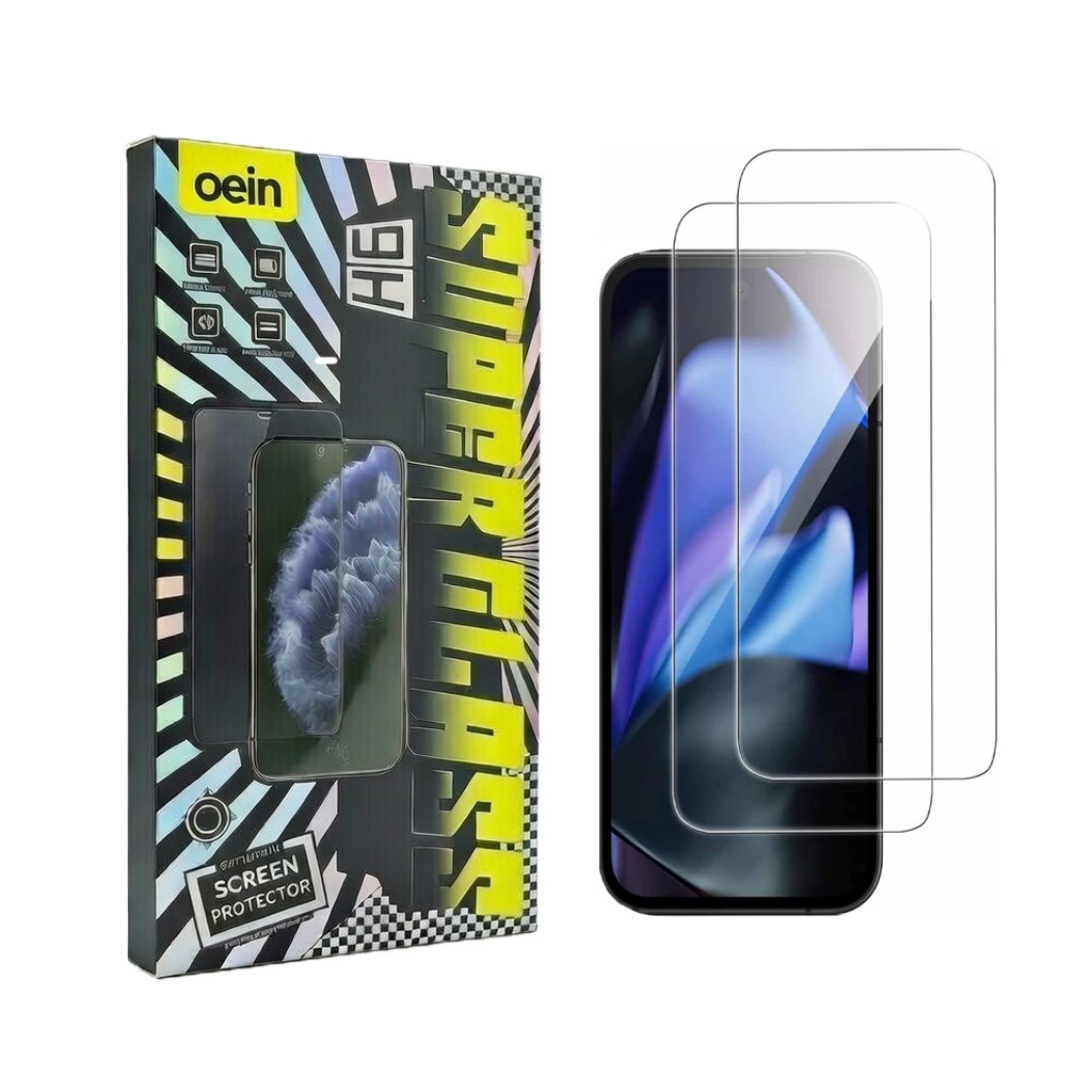 Folie protectie telefon compatibila cu Google Pixel 9, set 2 bucati, sticla temperata, transparenta, usor de instalat