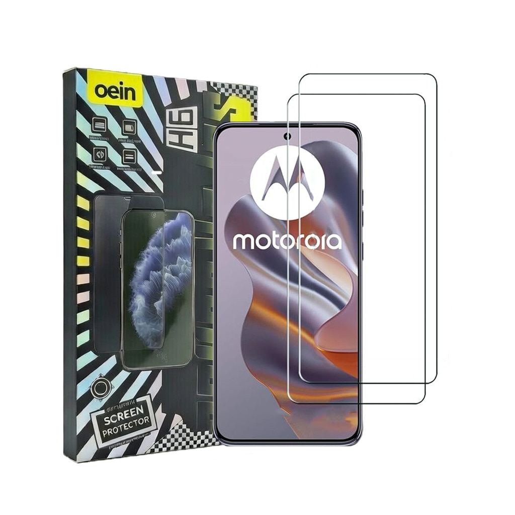 Set 2 Folie Sticla pentru Motorola G86/G86power – Sticla Securizata 9H+, Claritate Super HD, Tratament Oleofob Electronic, Anti-Amprenta, Sensibilitate Touch Avansata, Acoperire Completa Compatibila cu Husa