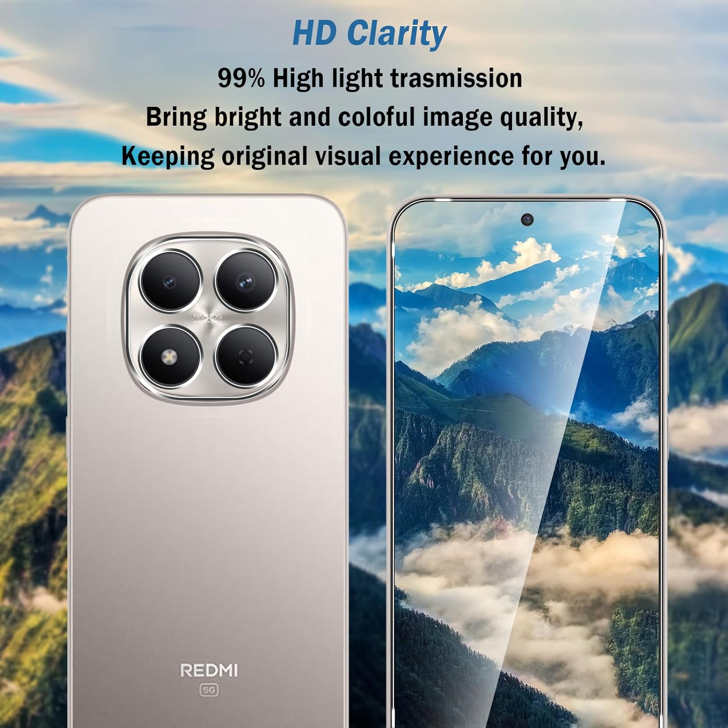 Set 2 Folie Sticla pentru Xiaomi Redmi Note 15 Pro 5G 6.83‘’ – Sticla Securizata 9H+, Claritate Super HD, Tratament Oleofob Electronic, Anti-Amprenta, Sensibilitate Touch Avansata, Acoperire Completa Compatibila cu Husa