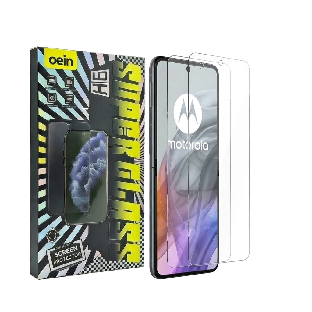 Folie protectie telefon, 2 bucati, 9H, transparent, compatibila cu Motorola Edge 70