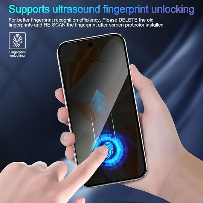 Set 2 Folie Sticla Privacy pentru Google Pixel 9 Oein® – Sticla Securizata 9H+, Anti-Spy 28 Grade, Claritate HD, Tratament Oleofob Electronic, Anti-Amprenta, Sensibilitate Touch Avansata